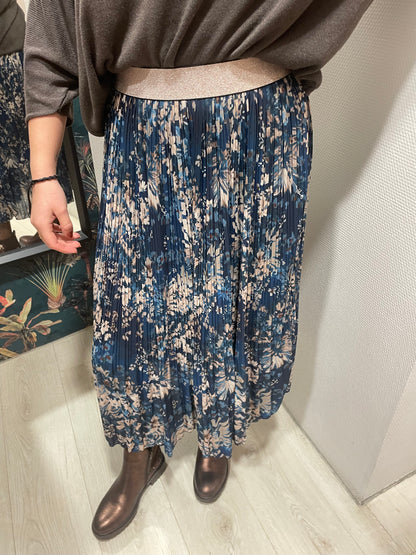 Jupe plissée blue ice