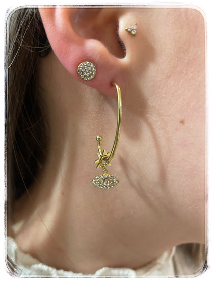 Boucles d’oreilles Gold and Silver