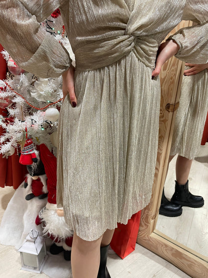 Robe glitter gold