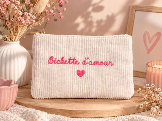 Pochette "bichette d'amour"