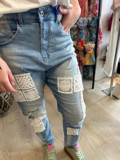 Jeans Melly Dentelle