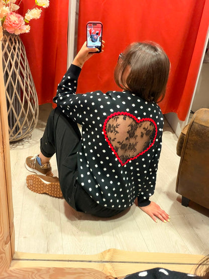 Pull à pois