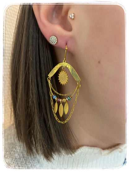 Boucles d’oreilles Gold and Silver