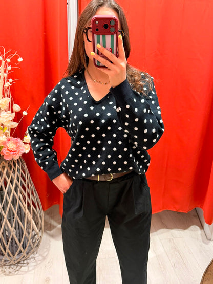 Pull à pois