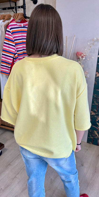 Sweat Sun Set Jaune