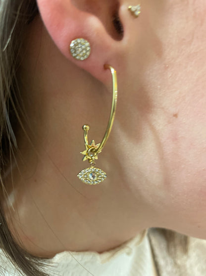 Boucles d’oreilles Gold and Silver