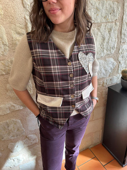 Gilet grand père LOVE