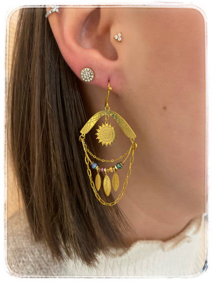 Boucles d’oreilles Gold and Silver