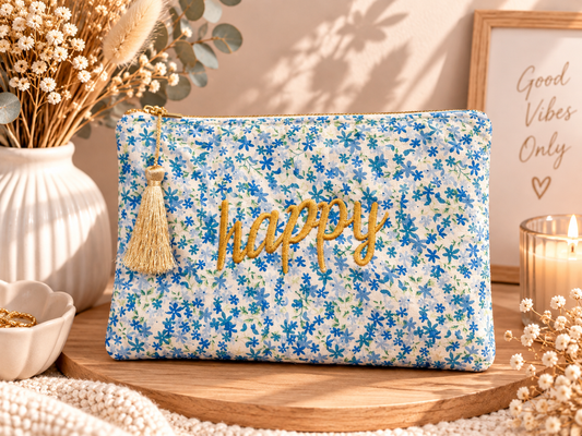 Pochette "Happy" Fleurie