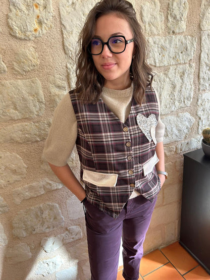 Gilet grand père LOVE