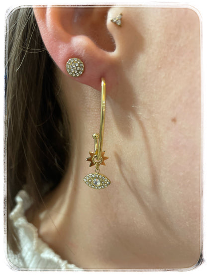 Boucles d’oreilles Gold and Silver