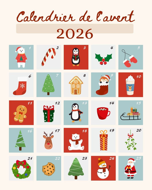 Calendrier de l’avent 2026